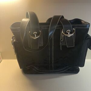 2006 coach black soho tote bag N•C060-10079